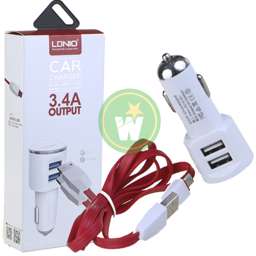 Chargeurs LDNIO CAR CHARGER