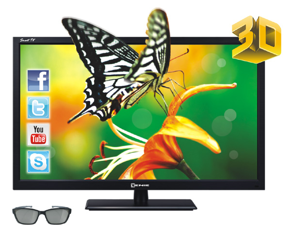 T�l�viseur ENIE LED SMART-TV-3D ELES32-22