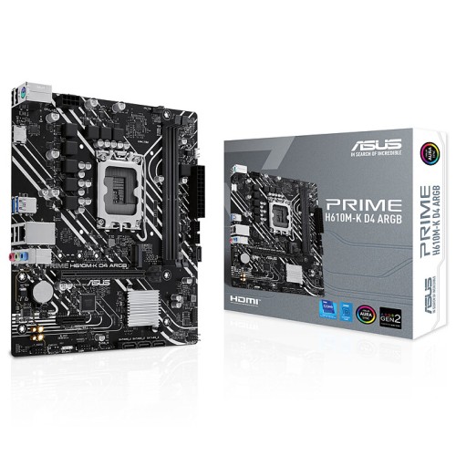 Cartes mères ASUS PRIME H610M-K D4 ARGB