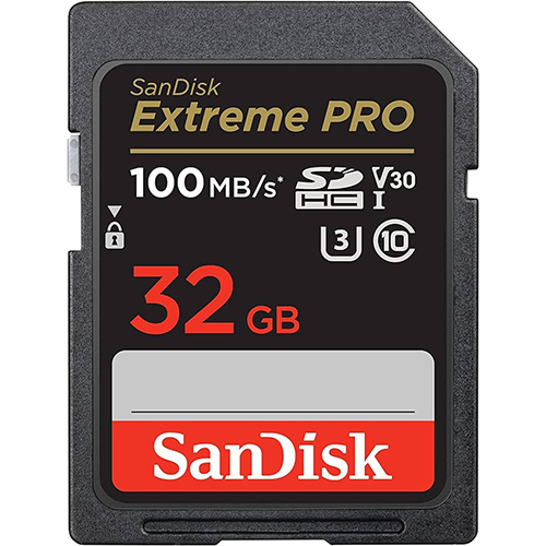 Carte Mémoire SanDisk Extreme PRO 32GB 100MB