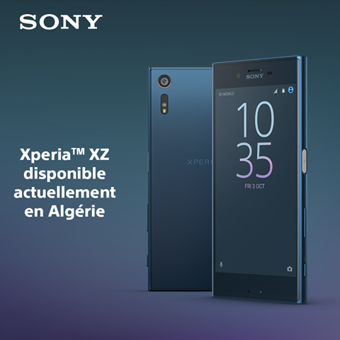 GNT lance la commercialisation du Sony Xperia XZ en Algrie