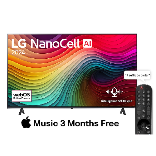 Téléviseurs LG 65NANO80T6A