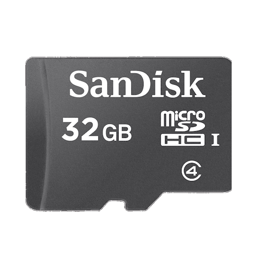 Carte Mémoire SanDisk MICRO-SD 32GB CLASS 4 CARD ONLY SANDISK