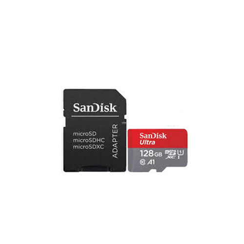 Carte Mémoire SanDisk Ultra Android microSDXC 128GB + SD Adapter 100MB/