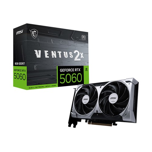 Cartes Graphiques MSI GeForce RTX 5060 8G VENTUS 2X OC