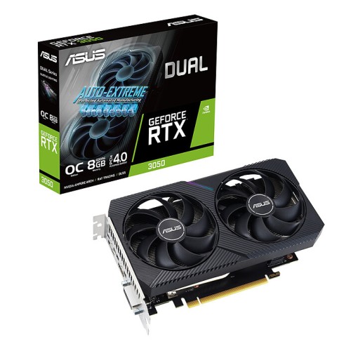 Cartes Graphiques ASUS DUAL GeForce RTX 3050 V2 OC O8G