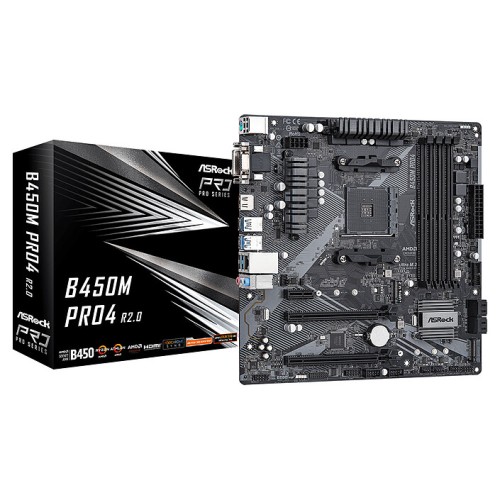 Cartes mères ASRock B450M Pro4 R2.0