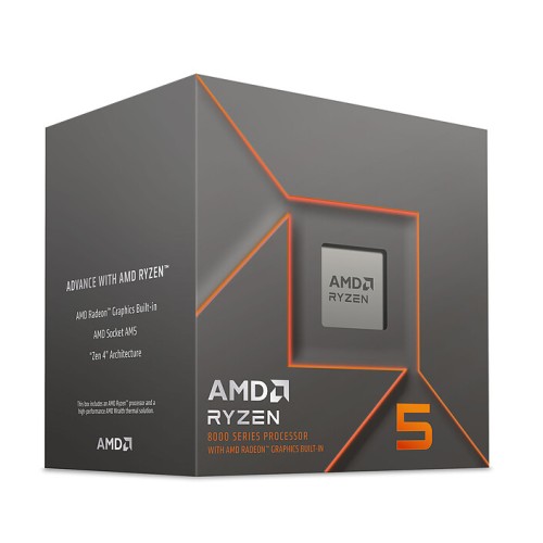 Processeurs AMD Ryzen 5 8500G Wraith Stealth (3.5 GHz / 5.0 GHz)