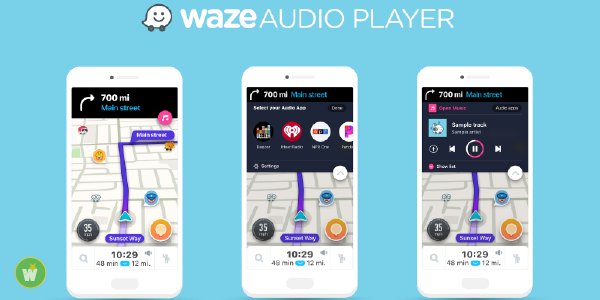 Waze intgre dsormais les applications de streaming musical