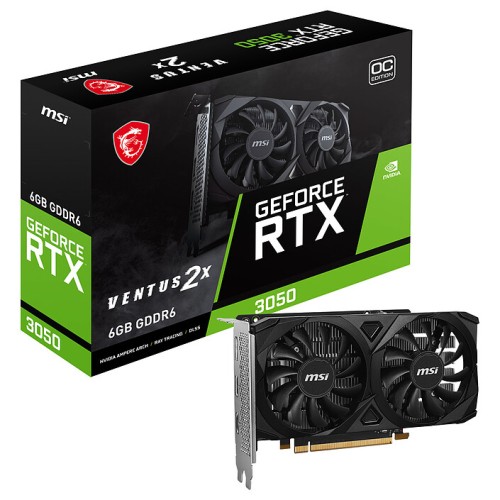 Cartes Graphiques MSI GeForce RTX 3050 VENTUS 2X E 6G OC