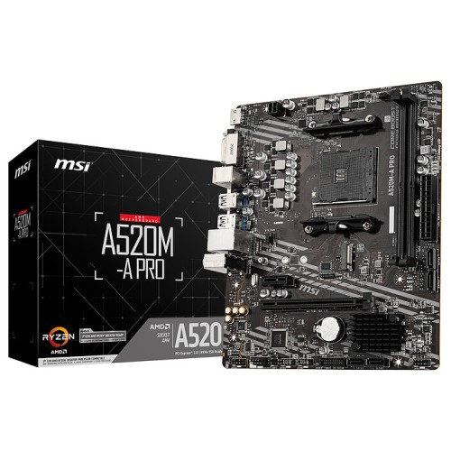 Cartes mères MSI A520M-A PRO
