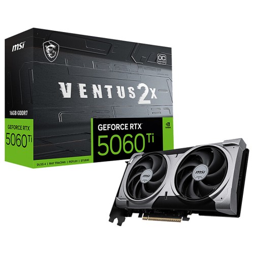 Cartes Graphiques MSI GeForce RTX 5060 Ti 16G VENTUS 2X OC PLUS