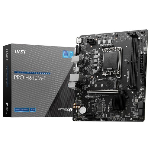 Cartes mères MSI PRO H610M-E